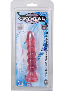 Crystal Jellies Anal Plug 6 Inch Pink