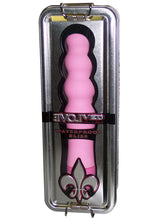 Load image into Gallery viewer, Fleur De Lis Bliss Vibrator Waterproof 7.25 Inch Pink
