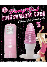 Load image into Gallery viewer, Party Girl Ribbed Jelly Plug Waterproof Pink