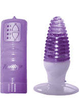 Load image into Gallery viewer, Party Girl Ribbed Jelly Plug Waterproof Purple