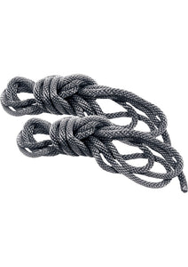 Sex And Mischief Silky Rope Kit Black