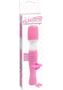Mini Mini Wanachi Silicone Massager Waterproof 5.25 Inch Pink