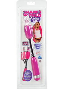 Shanes World Campus Buzz 4 inch Massager with Removable Bunny Sleeve Pink