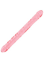 Load image into Gallery viewer, Crystal Jellies Double Dong Sil A Gel 18 Inch Pink