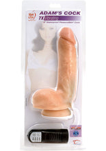 Load image into Gallery viewer, Adam`s Cock 7X Vibrating Dildo Waterproof 8.75 Inch Natural