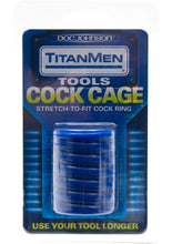 Load image into Gallery viewer, TitanMen Tools Cock Cage Blue