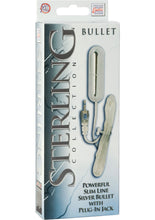 Load image into Gallery viewer, Sterling Collection Silver Slim Line Bullet With Plug In Jack