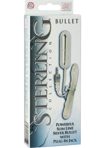 Sterling Collection Silver Slim Line Bullet With Plug In Jack