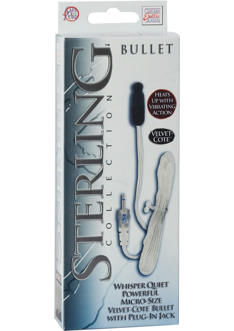 Sterling Collection Micro Size Velvet Cote Bullet With Plug In Jack