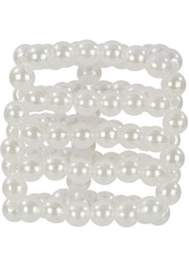 Basic Essentials Pear Stroker Beads Small 1.5 Inch White