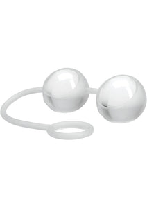 Climax Kegels Ben Wa Balls With Silicone Strap Waterproof Clear