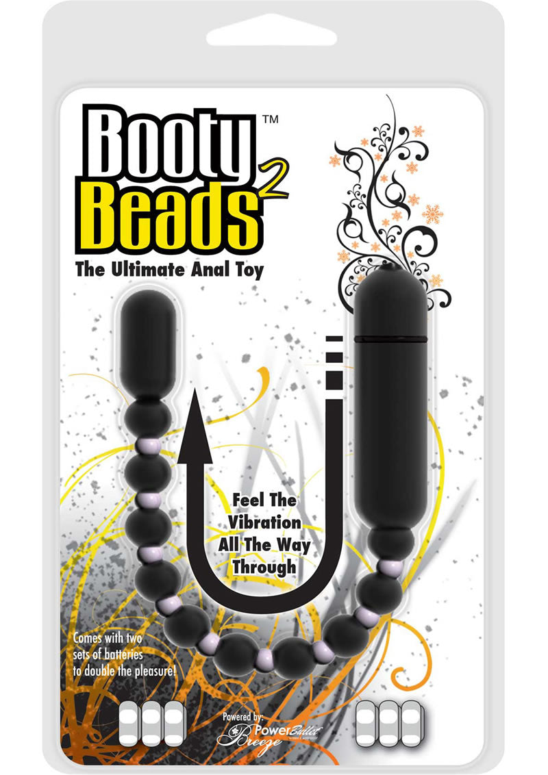Booty Beads 2 The Ultimate Anal Toy Waterproof 9.5 Inch Black