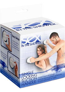 Sex In The Shower Single Locking Suction Handle White