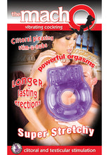 Load image into Gallery viewer, The Macho Vibrating Cockring Purple