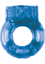 Load image into Gallery viewer, The Macho Vibrating Cockring Blue