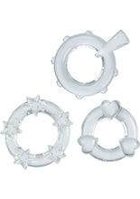 Load image into Gallery viewer, Magic C Rings Set Of 3 Clear