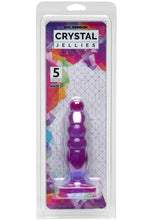 Load image into Gallery viewer, Crystal Jellies Anal Delight Sil A Gel 5 Inch Purple