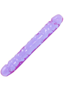 Crystal Jellies Junior Double Dong Sil A Gel 12 Inch Purple