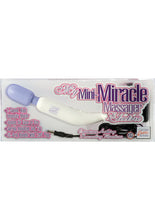 Load image into Gallery viewer, My Mini Miracle Massager Electric 2 Speed 120 Colt 8 Inch White With Purple