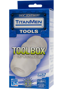 TitanMen Tools Tool Box UR3 Masturbator Clear