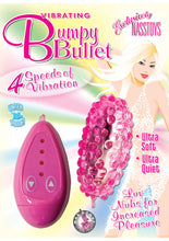 Load image into Gallery viewer, Vibrating Bumpy Bullet 4 Speed Waterproof 3 Inch Pink