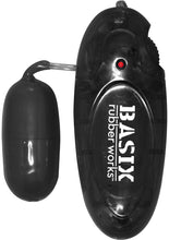 Load image into Gallery viewer, Basix Rubber Works Jelly Egg 2.5 Inch Black