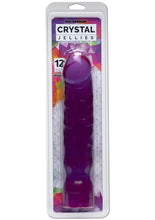 Load image into Gallery viewer, Crystal Jellies Big Boy Dong Sil A Gel 12 Inch Purple