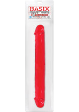 Load image into Gallery viewer, Basix Rubber Works 12 Inch Double Dong Waterproof Red