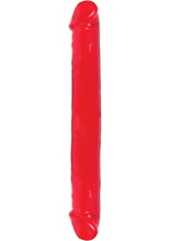 Load image into Gallery viewer, Basix Rubber Works 12 Inch Double Dong Waterproof Red