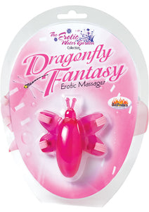 The Erotic Water Garden Collection Dragonfly Fantasy Erotic Massager Pink