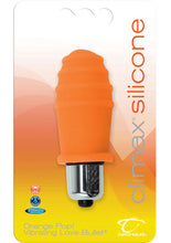 Load image into Gallery viewer, Climax Silicone Vibrating Bullet Silicone Waterproof Orange Pop