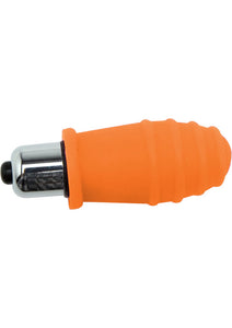 Climax Silicone Vibrating Bullet Silicone Waterproof Orange Pop