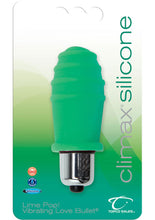 Load image into Gallery viewer, Climax Silicone Vibrating Bullet Silicone Waterproof Green Pop