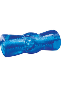 Climax Gems Aquamarine Hand Job Stroker Waterproof Blue