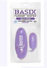 Load image into Gallery viewer, Basix Rubber Works Jelly Egg 2.5 Inch Purple
