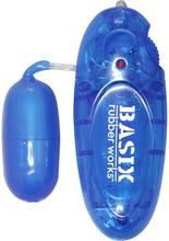 Load image into Gallery viewer, Basix Rubber Works Jelly Egg 2.5 Inch Blue