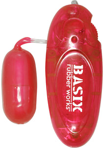 Basix Rubber Works Jelly Egg 2.5 Inch Red