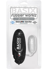 Load image into Gallery viewer, Basix Rubber Works Jelly Egg 2.5 Inch Clear
