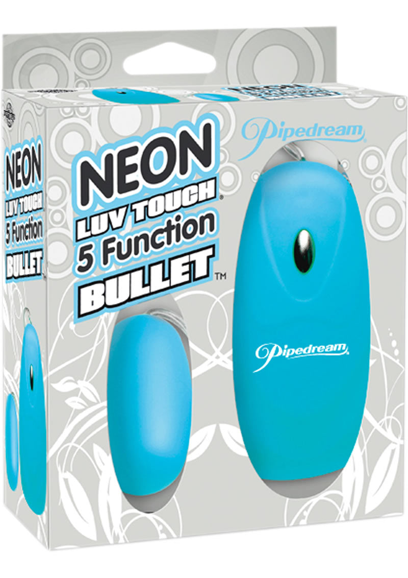 Neon Luv Touch 5 Function Bullet 2.25 Inch Blue