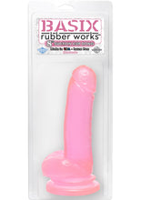 Load image into Gallery viewer, Basix Rubber Works 8 Inch Suction Cup Dong Pink