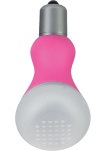Foreplay Ice Frost Vibrating Sensual Massager Silicone 2.25 Inch Pink