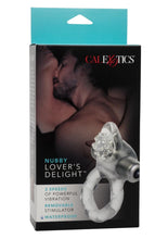 Load image into Gallery viewer, Lovers Delight Nubby With Removable 3 Speed Stimulator Clear
