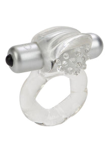Lovers Delight Nubby With Removable 3 Speed Stimulator Clear
