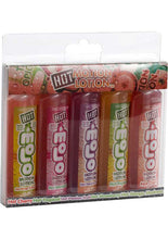 Load image into Gallery viewer, Hot Motion Lotion Flavored Water Based 1 Ounce Assorted 5 Per Pack