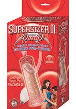 Load image into Gallery viewer, Supersizer II Penis Pump Chamber Lined With Silicone Nubs 8 Inch Clear