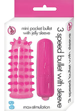 Load image into Gallery viewer, Mini Pocket Bullet With Jelly Sleeve 3 Speed Waterproof Pink
