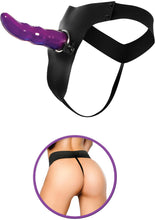 Load image into Gallery viewer, Fetish Fantasy Series Grooved G-Spot Strap-On Purple
