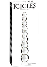 Load image into Gallery viewer, Icicles No 2 Glass Anal Probe 8.5 Inch Clear
