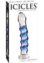 Load image into Gallery viewer, Icicles No 5 Glass Dong 7 Inch Clear