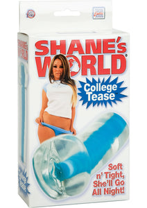 SHANES WORLD COLLEGE TEASE PUSSY STROKER BLUE